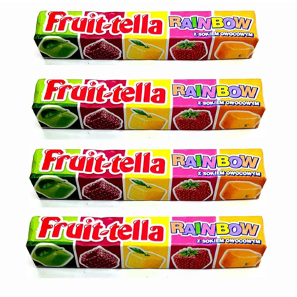 Fruit-Tella Rainbow Chewy Candy 41G Box