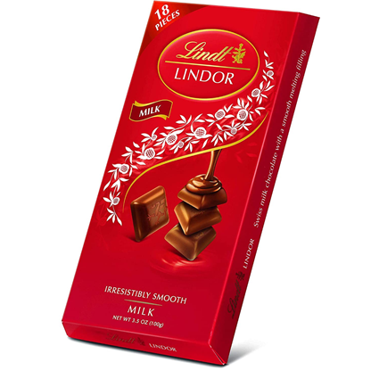 Lindt Irresistibly Smooth Milk Chocolate 100G Box