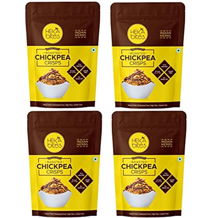 Heka Bites Roasted Chickpea Crisps Indian Herbs,60G Pouch