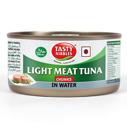 Tasty Nibbles Tuna Chunks In Water 185G Tin