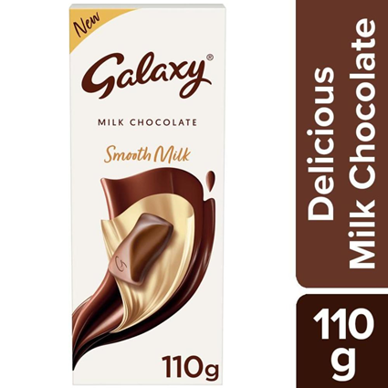 Galaxy Smooth Milk Chocolate Rich Creamy 110G Box