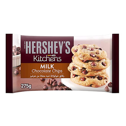 Hersheys Kitchens Milk Chocolate Chips 200G Pouch