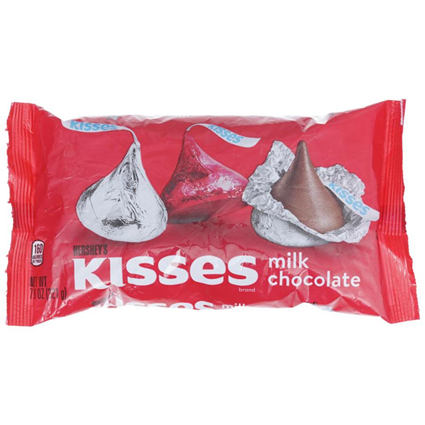 Hersheys Kisses Milk Chocolate 221G Pouch