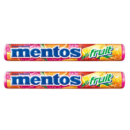 Mentos Fruit Roll 29G Packet
