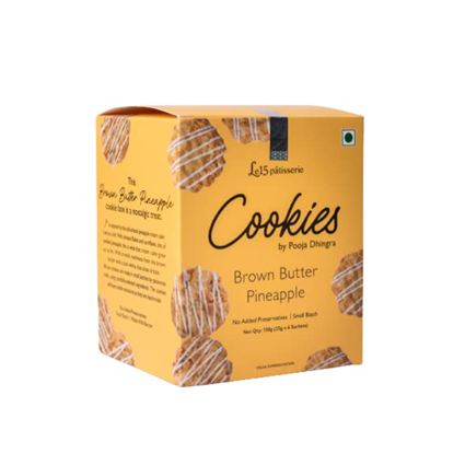 Le15 Patisserie Brown Butter & Pineapple Cookie 150G Box