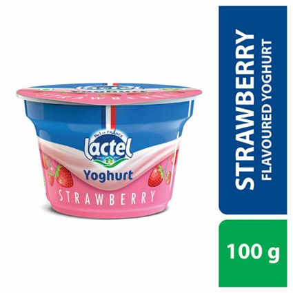 Lactel Strawberry Flavoured Yoghurt 100G Cup