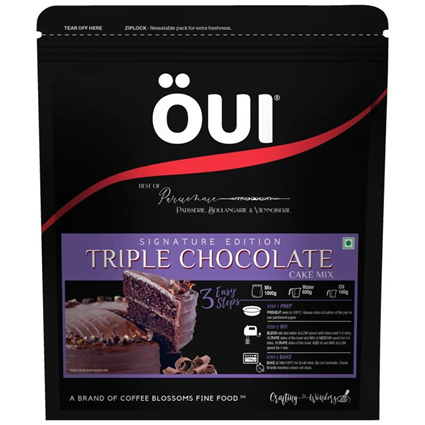 Oui Triple Chocolate Cake 1Kg Pouch