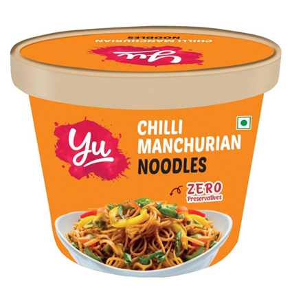 Yu Chilli Manchurian Noodles 70G Tub