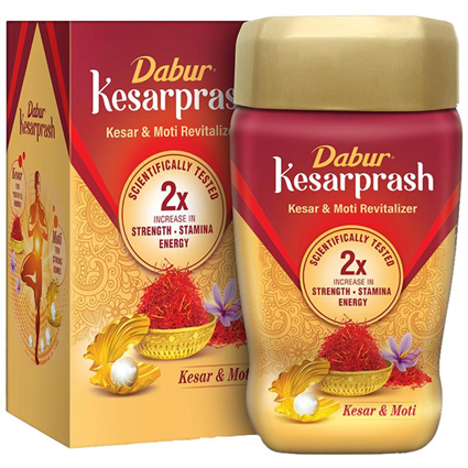 Dabur Kesarprash With Moti Revitalizer 900G Jar