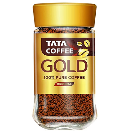 Tata Coffee Gold 100% Pure Coffee Original 50G Bottle