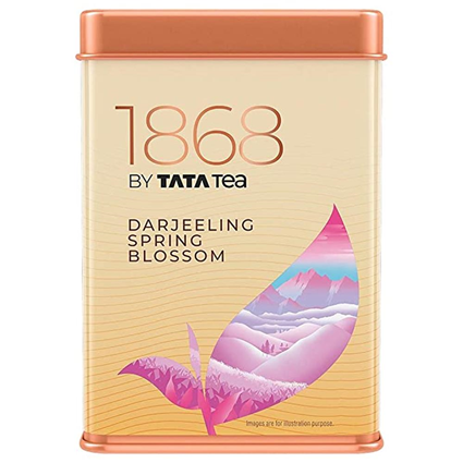 1868 By Tata Tea Darjeeling Spring Blossom 50G Tin