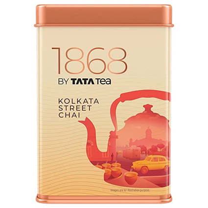 1868 By Tata Tea Kolkata Street Chai 100G Tin