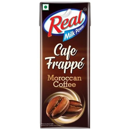 Real Milk Power Cafe Frappe Moroccan Coffee 180Ml Tetra Pack