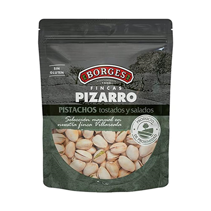 Borges Pizarro Pistachios Roasted & Salted, 130G Pouch
