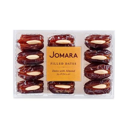 Jomara Filled Almonds Dates 200G Box