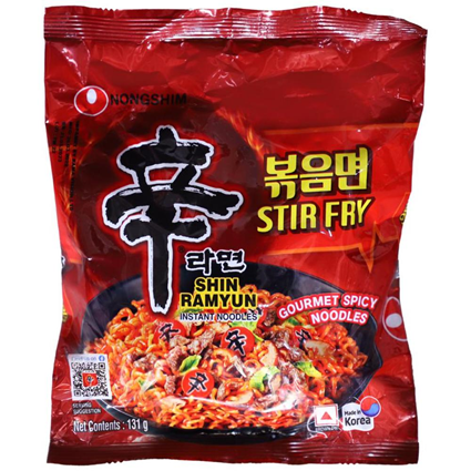 Nongshim Shin Ramyun Stir Fry Noodles 131G Pouch