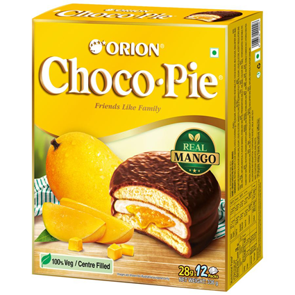 Orion Choco Pie With Real Mango 336Gm Box