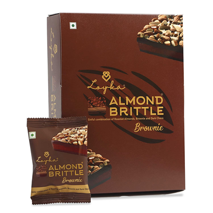 Loyka Almond Brittle Brownie Choco Box 204G Box