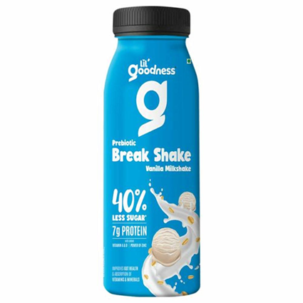Lil Goodness Prebiotic Break Vanilla Milkshake 200Ml Bottle