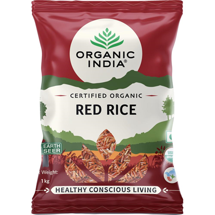 Organic India Red Rice 1Kg Pouch