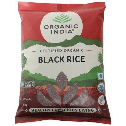 Organic India Black Rice 1Kg Pouch