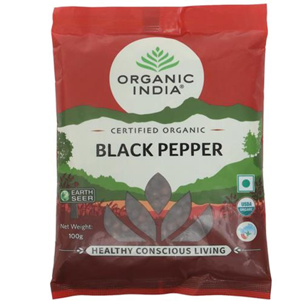 Organic India Black Pepper 100G Pouch