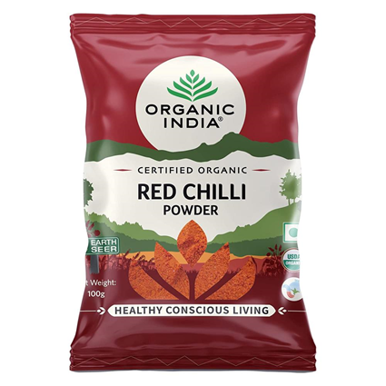 Organic India Chilli Powder 100G Pouch