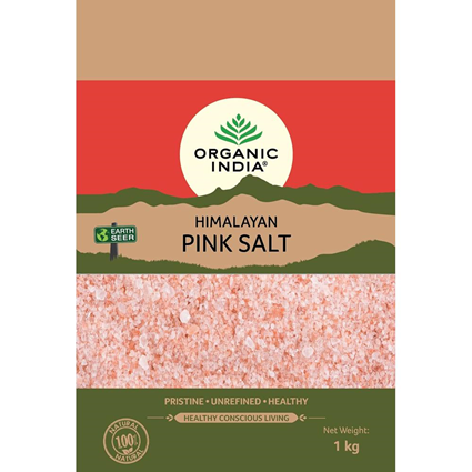 Organic India Rock Salt 1Kg Pouch