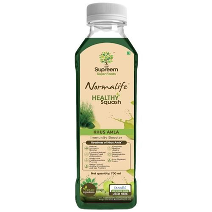 Supreem Super Foods Normalife Healthy Squash Khus Amla 700Ml Bottle