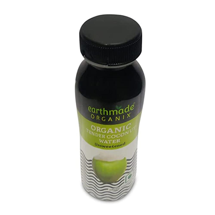 Earthmade Organics Tender Coconut Water 200Ml Bottle