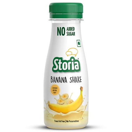 Storia No Added Sugar Banana Shake 180Ml Bottle