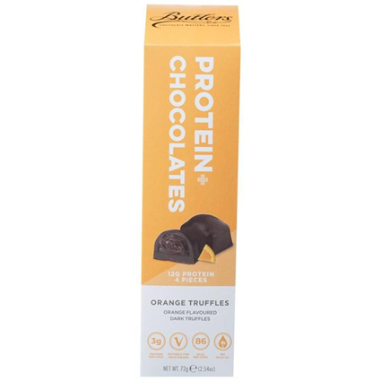 Butlers Protein Chocolates Orange Truffles 72G Box