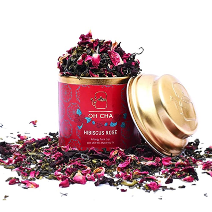 Oh Cha Hibiscus Rose Tea 35G Tin