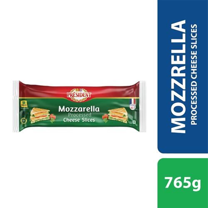 President Mozzarella Cheese Slice Processed Premium 765G