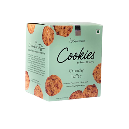 Le15 Crunchy Toffee Cookies 150G Box