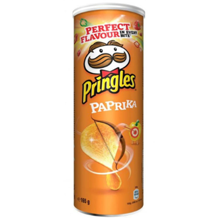 Pringles Potato Chips Paprika 165G Tube