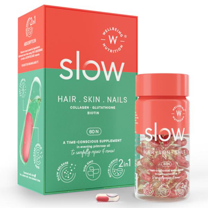 Wellbeing Nutrition Slow Hair Skin And Nails 60 Capsules