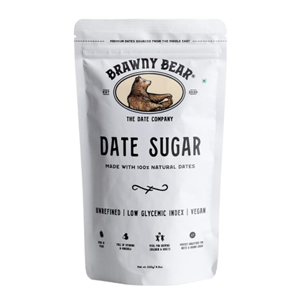Brawny Bear Date Sugar, 200G Bag