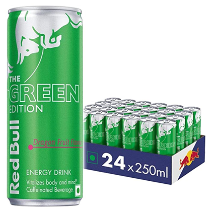 Red Bull Energy Drink Green Edition 250Ml Tin