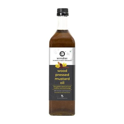 Anveshan Mustard Oil 1L Bottle