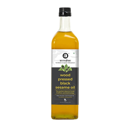 Anveshan Black Sesame Oil, 1L Bottle