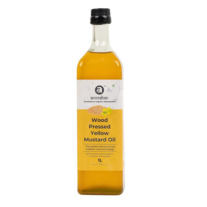 Anveshan Yellow Mustard Oil 1L Bottle