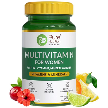 Pure Nutrition Multivitamin Tablet For Women 30Tablets Jar
