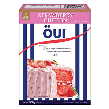 Oui Strawberry Eggless Cake Mix 250G Box