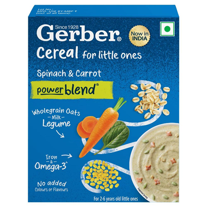 Gerber Spinach And Carrot 300G Box