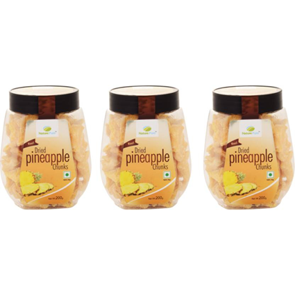 Nature Dried Pineapple, 200G Bottle