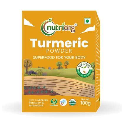 Nutriorg Turmeric Powder, 250G Box