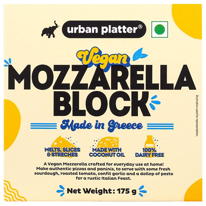 Urban Platter Vegan Mozzarella Cheese 175G Box