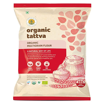 Organic Tattva Organic Multigrain Atta 1Kg Pouch