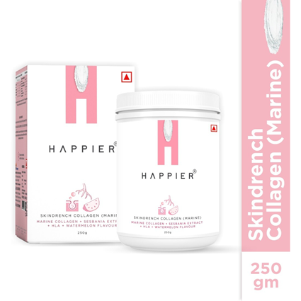 Happier Collagen For Clear & Glowing Skin 250G Bottle